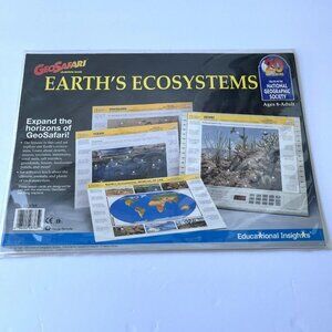 Vintage 1993 Geosafari Earth's Ecosystem EI-8765 10 Cards 20 Lessons COMPLETE